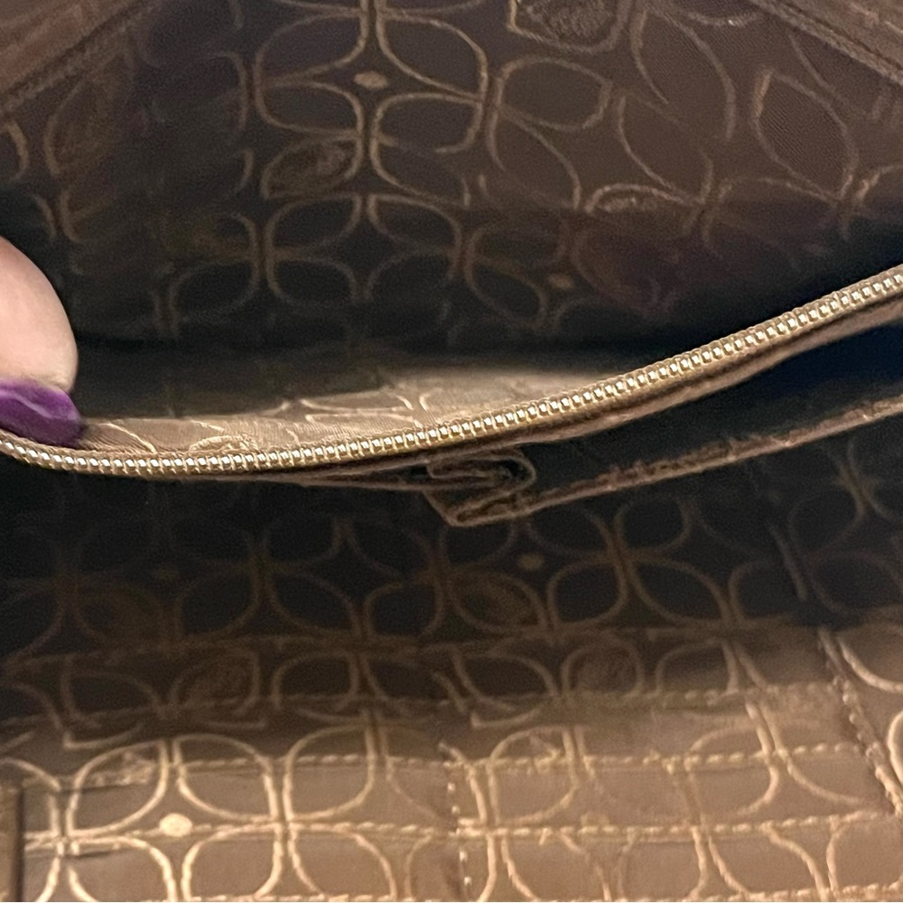 Fossil Y2K Brown Leather Crossbody Travel Multi Pocket Purse - Picture 7 of 13